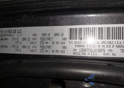 2018 Ram 1500 Express 4X4 6'4 Box from USA, damaged, VIN 1C6RR7FG2JS158976